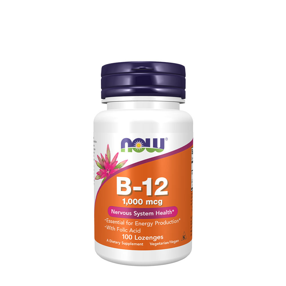 NOW Now Vitamin B-12 1000 mcg - Greenpatika étrendkiegészítő webáruház