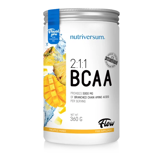 Nutriversum 2:1:1 BCAA - 360 g - FLOW Narancs utolsó darab