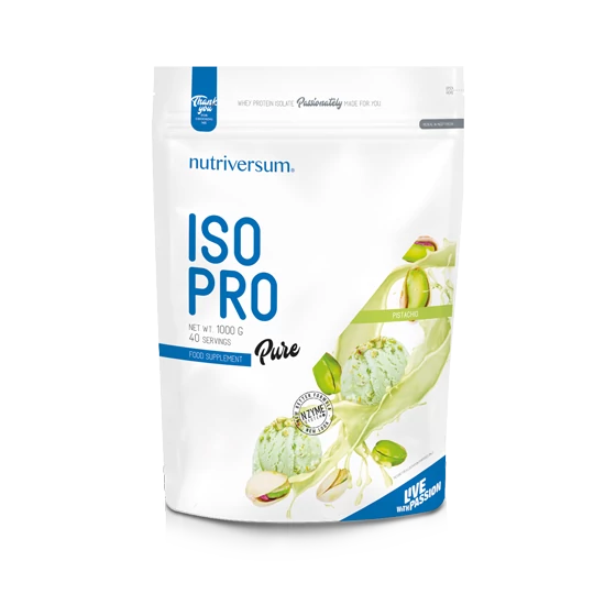 Nutriversum ISO PRO - PURE - pisztácia 1000 g
