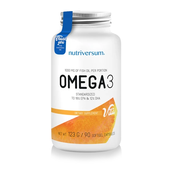 Nutriversum Omega 3 - 90 kapszula - VITA