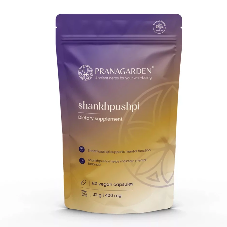 Pranagarden Shankhpushpi 80 db - Idegrendszer, mentális egyensúly, szorongásos tünetek enyhítése