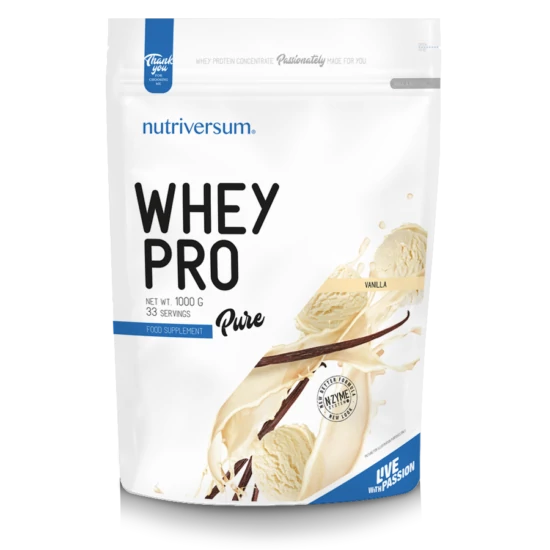 Nutriversum Whey PRO - PURE - vanília 1000 g