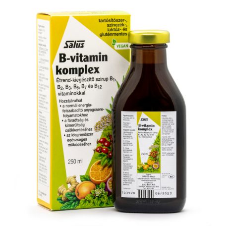 Salus B-vitamin komplex 250ml (csomagolás hibás, külső doboza elszakadt)