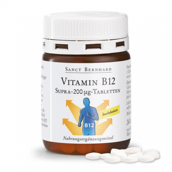 Sanct Bernhard B12-vitamin supra tabletta (240 db)