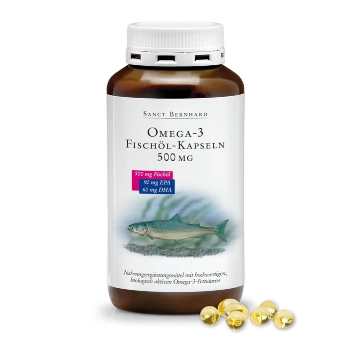 Sanct Bernhard Omega-3 Halolaj 400 db kapszula