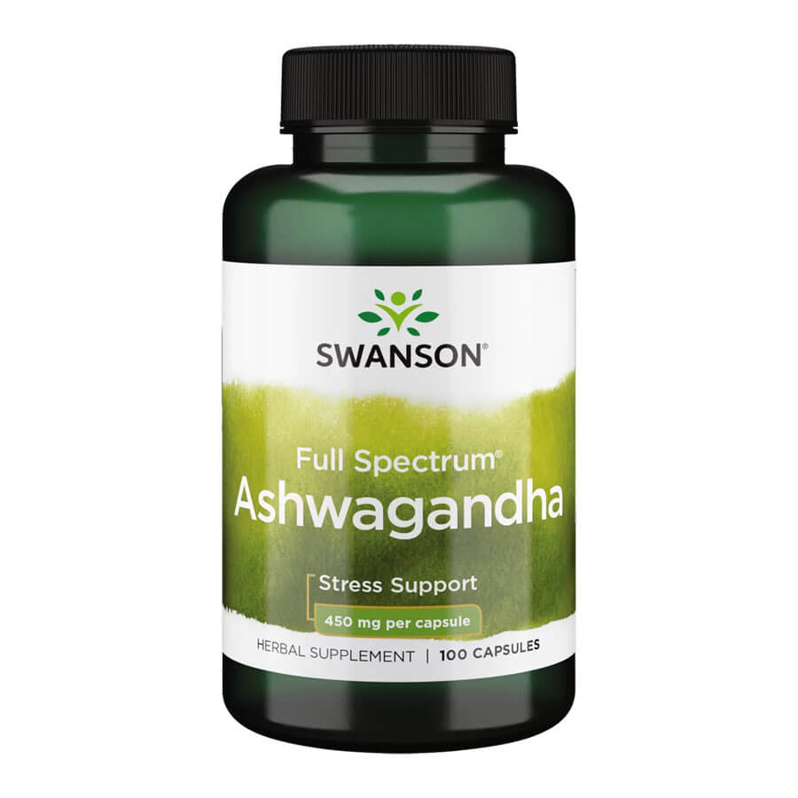 Swanson Ashwagandha 450 mg - 100 Capsules