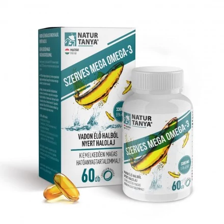 Natur Tanya  Mega Omega-3 - vadvízi halolaj, extra EPA és DHA tartalom