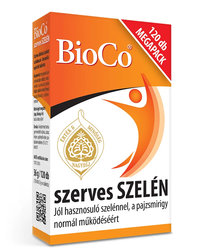 BioCo Szerves Szelén 120 db tabletta