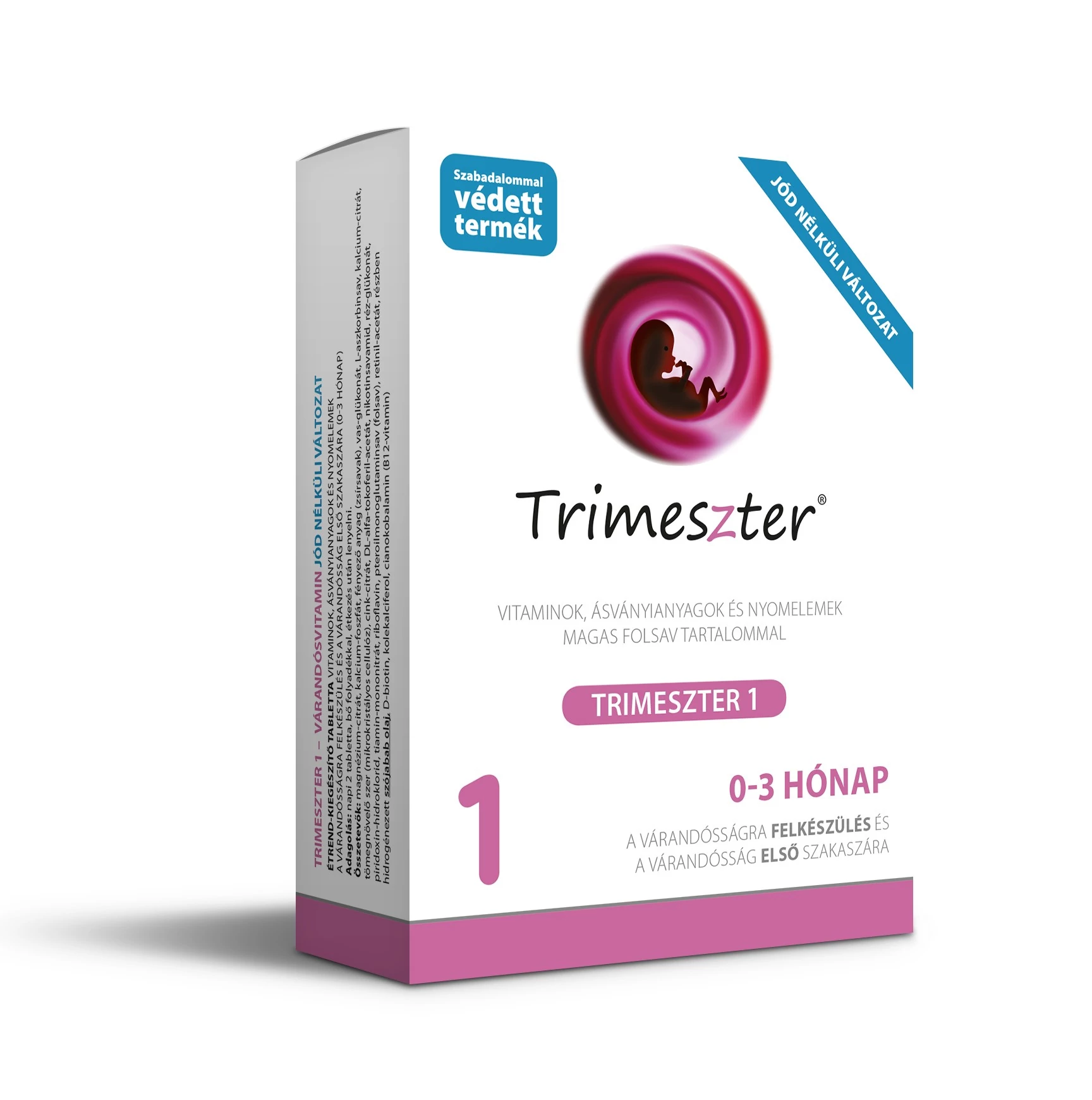 Trimeszter 1- Várandósvitamin (Jód nélkül)