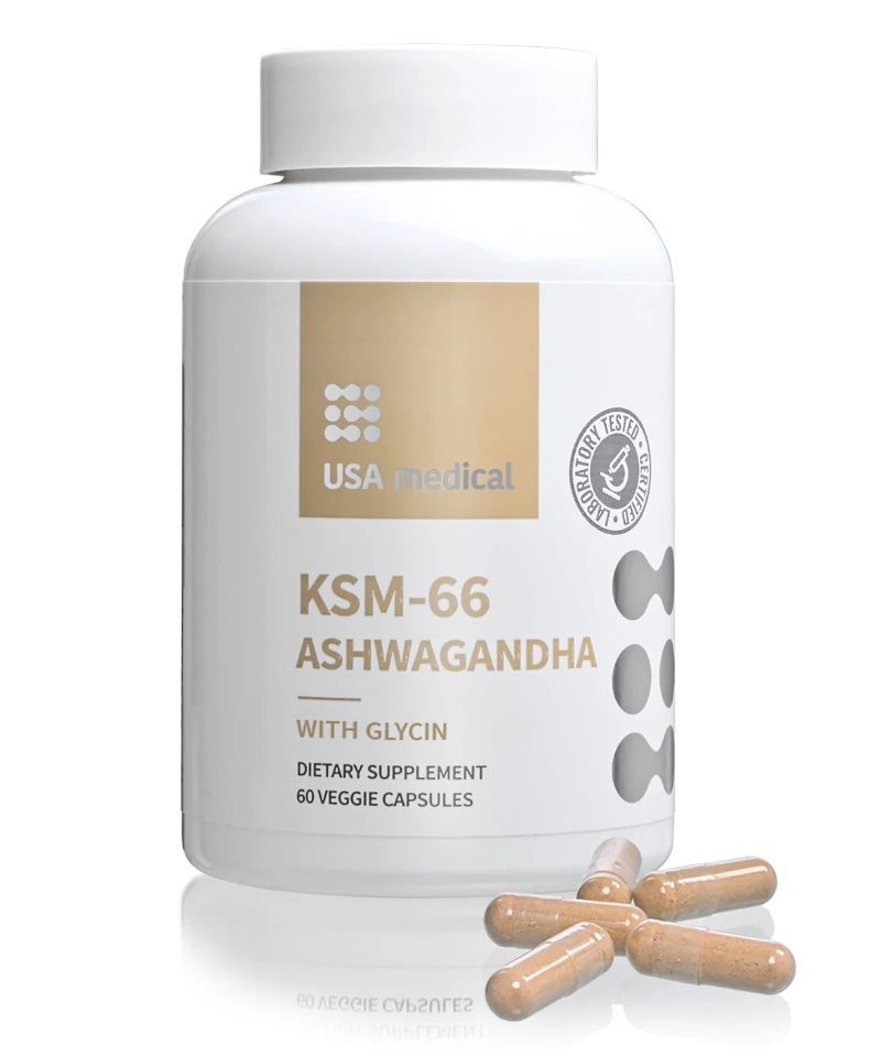 USA medical ashwagandha ksm-66 kapszula 60 db