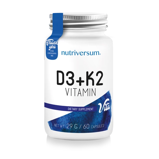 Nutriversum VITA D3+K2 60 kapszula