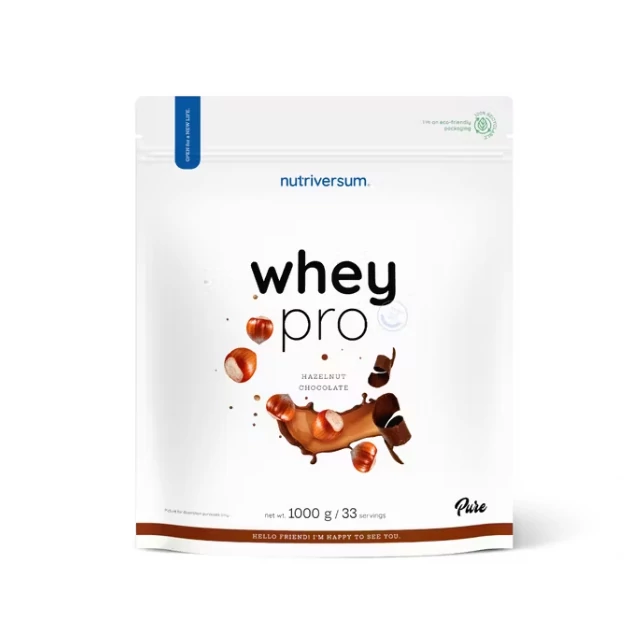 Nutriversum Whey Pro - 1000g - mogyorós-csokoládé