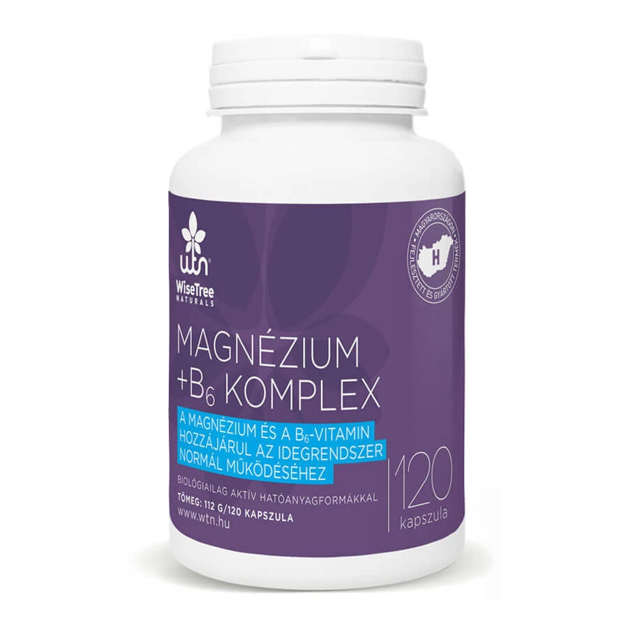 WTN Magnézium + B6 Komplex - 120 kapszula